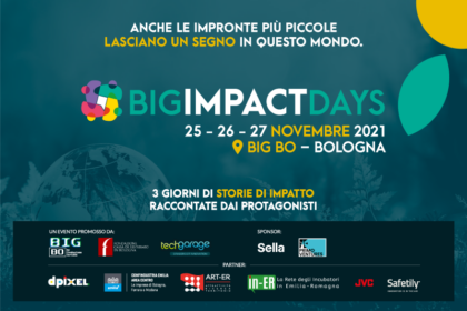 Al via a Bologna la prima edizione dei BIG IMPACT DAYS: dal 25 al 27 novembre tre giornate per individuare possibili risposte alle sfide poste dall’Agenda 2030 dell’ONU