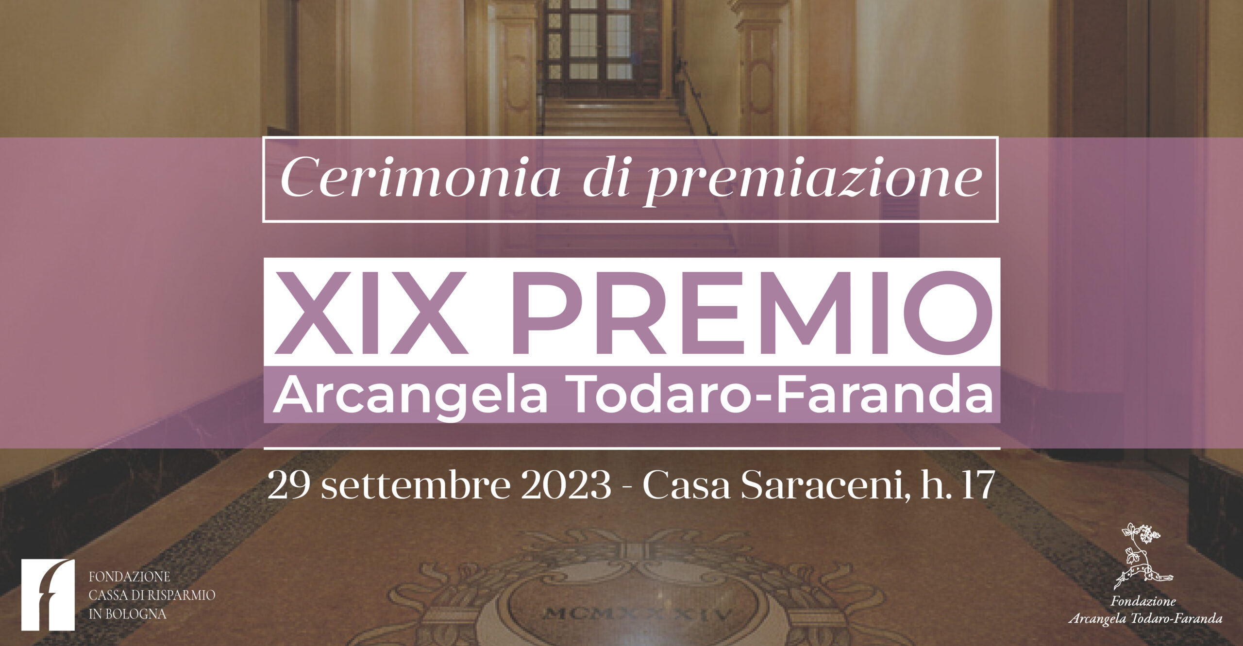 Cerimonia di premiazione XIX Premio Todaro-Faranda