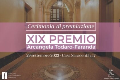 Cerimonia di premiazione XIX Premio Todaro-Faranda
