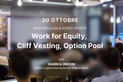 Il 30 ottobre a BIGBO la nona masterclass a porte aperte del Green Tech Incubation System